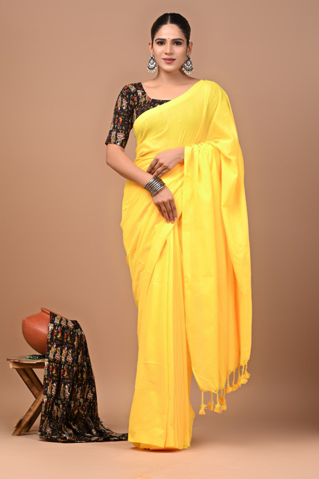 Pure Cotton Khadi Saree_RFT
