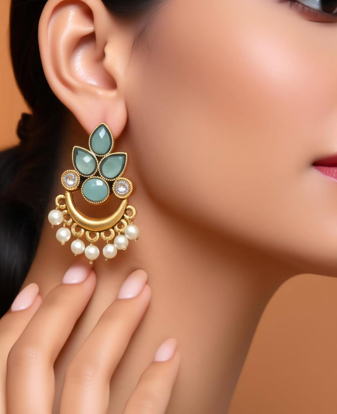 Stoned earrings