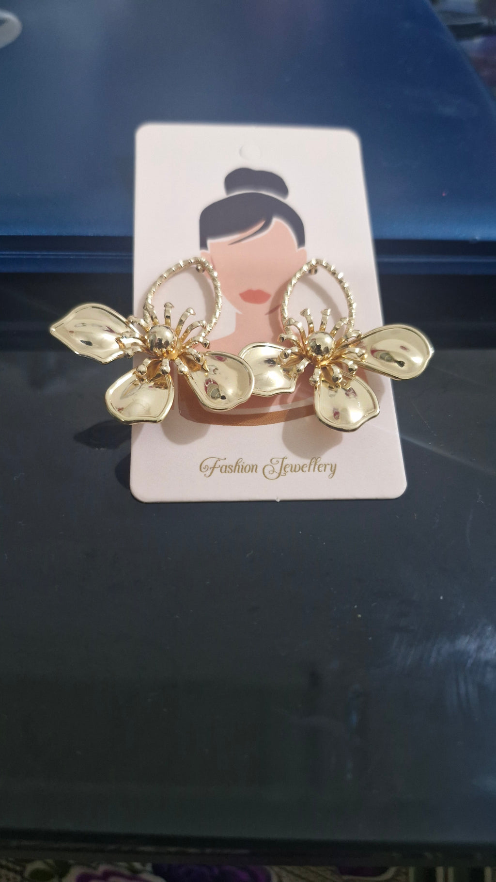 Flower artifical earrings
