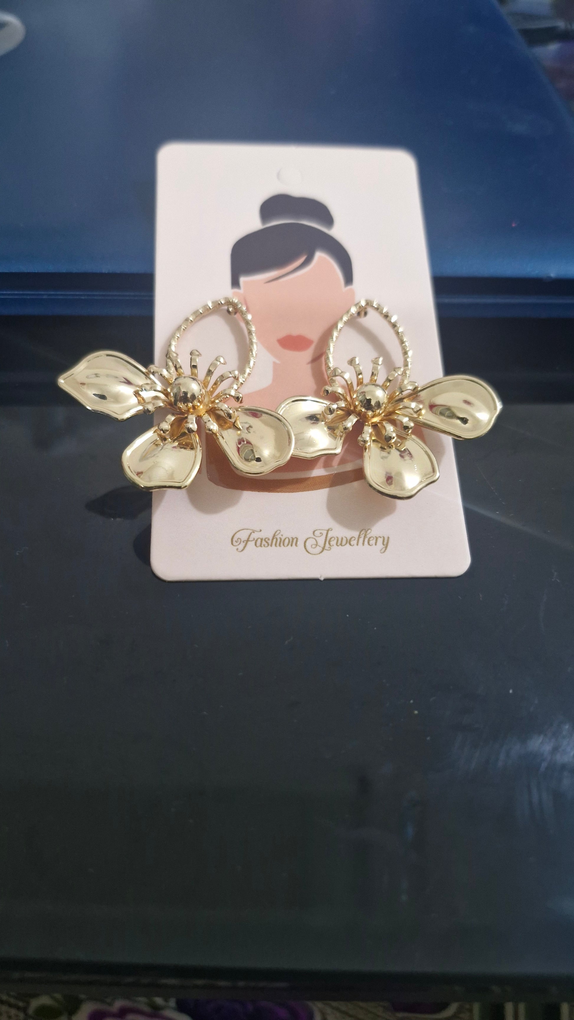 Flower artifical earrings
