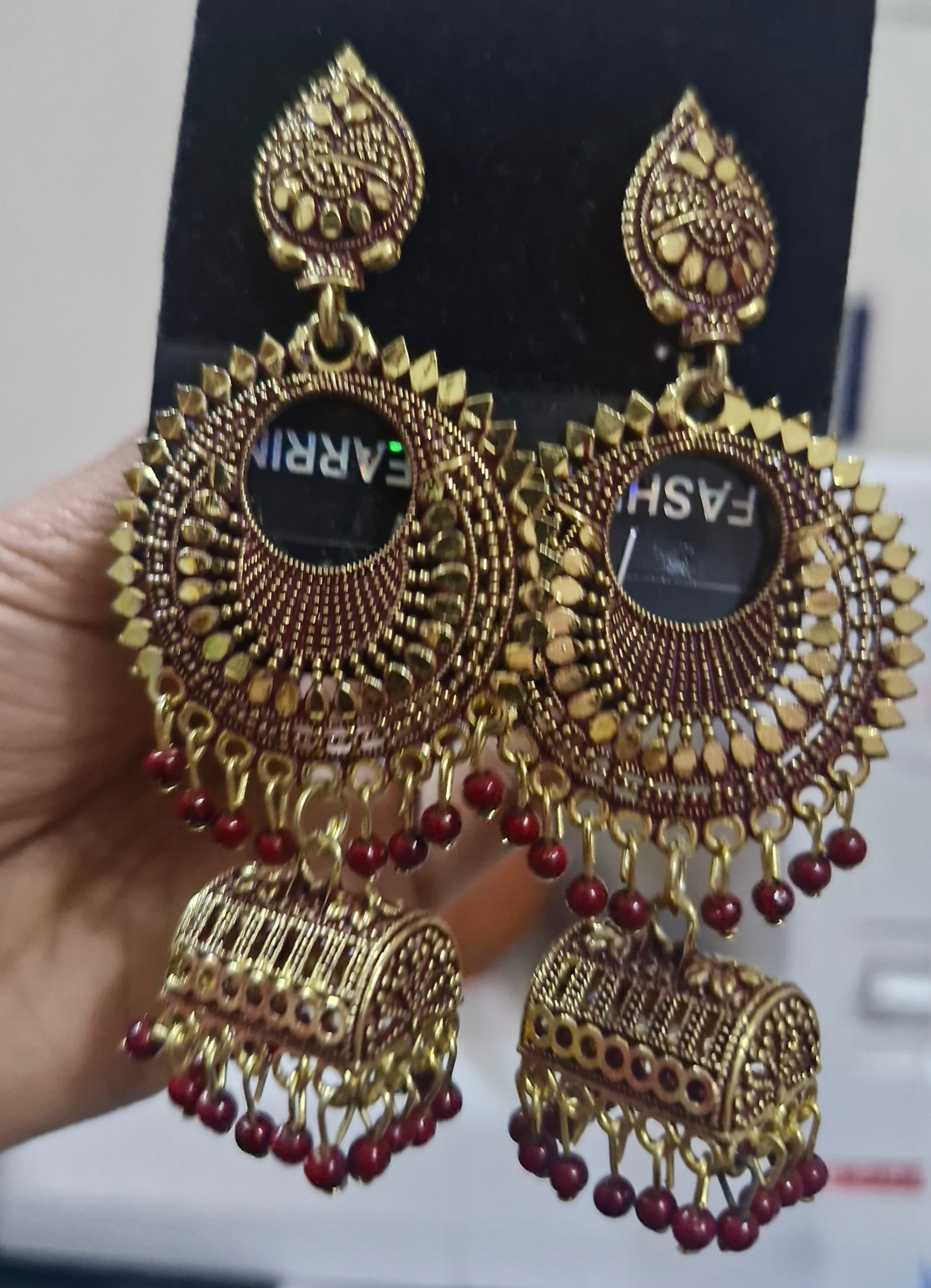 Platted earrings