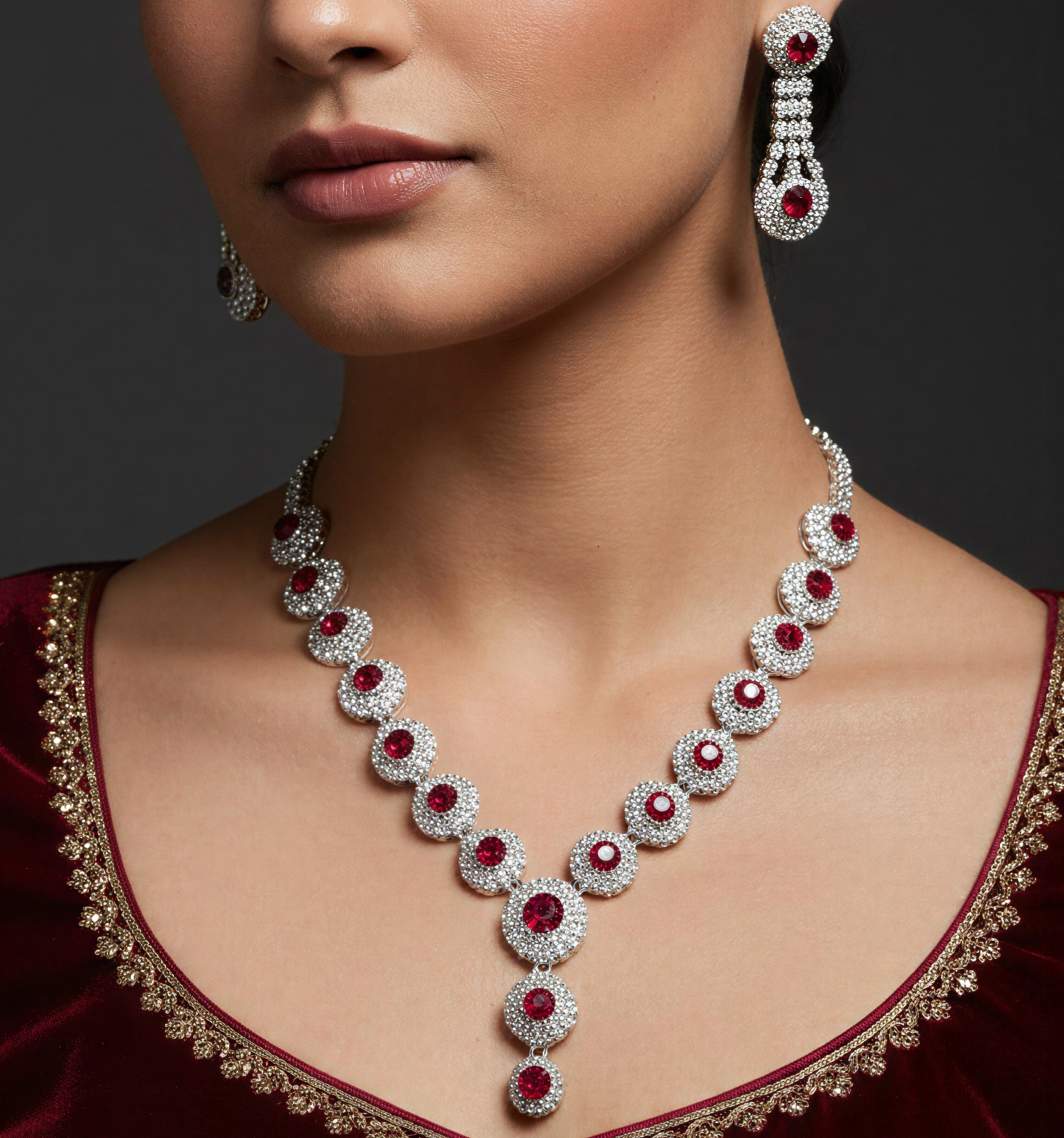 Artificial diamond set