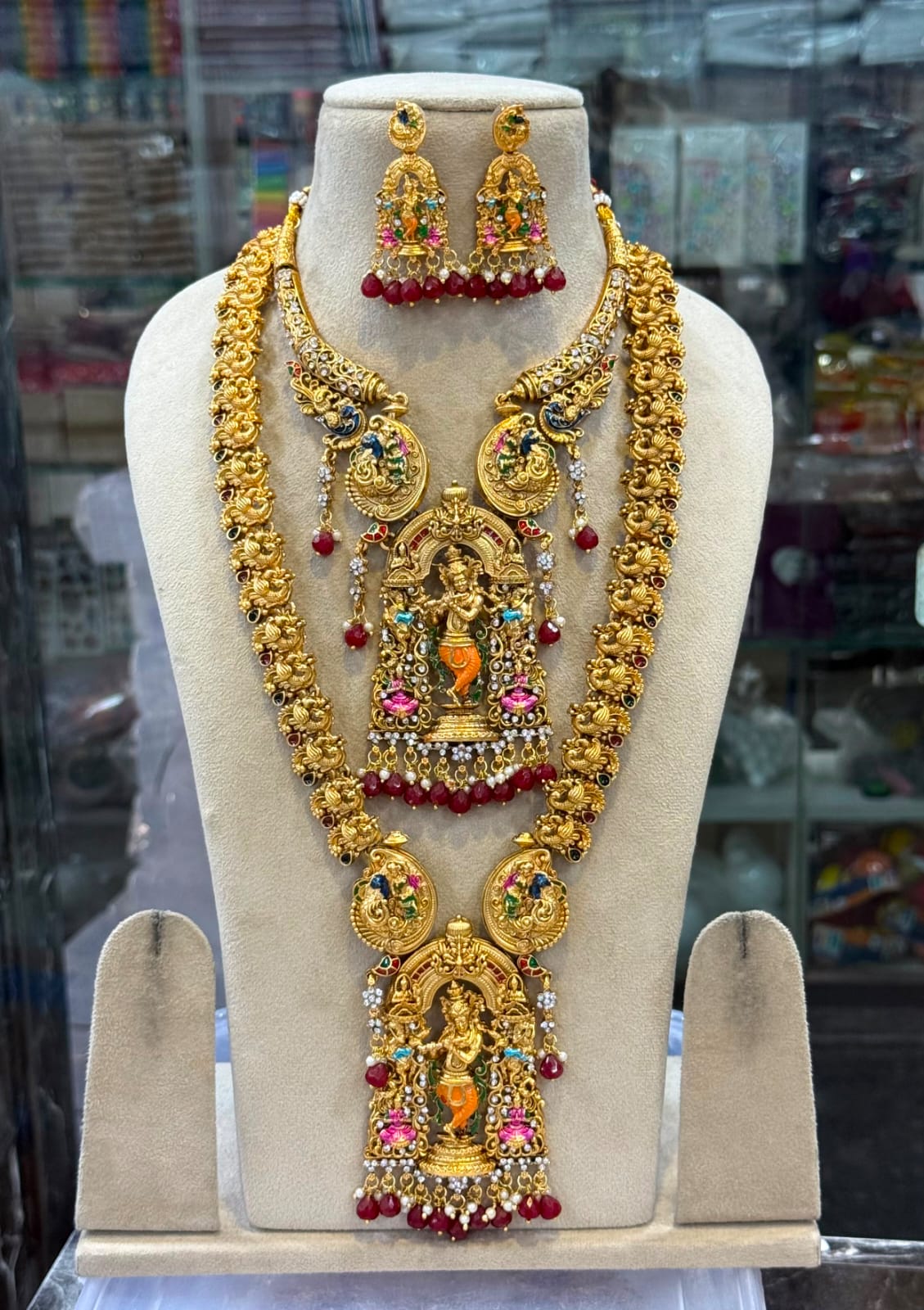 Krishna artwork double layered