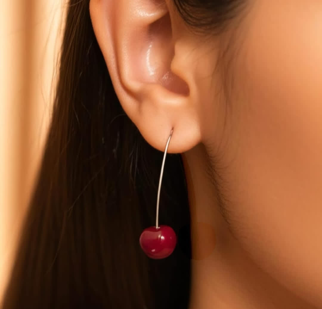 Cherry earrings