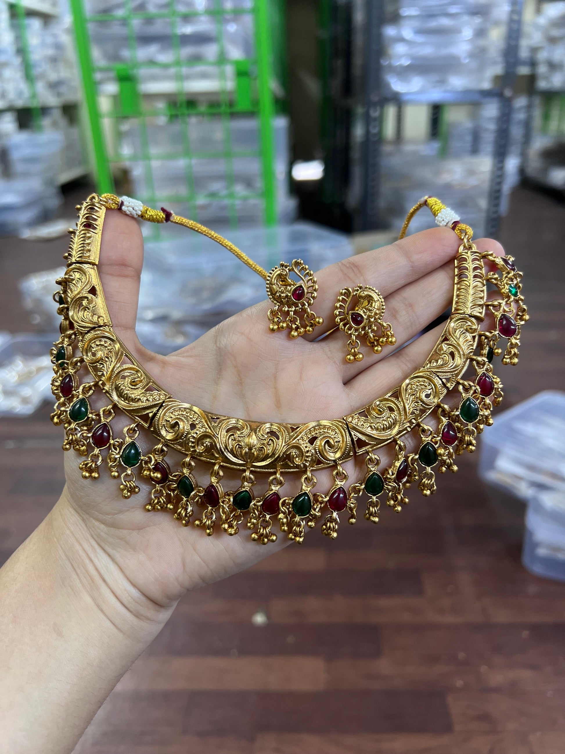 Multicoloured traditional necklace